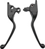 Harddrive - 053815 - Smooth Lever Set Black Flh/Flt 08-13 W/Cable Clutch