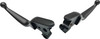 Harddrive - 053815 - Smooth Lever Set Black Flh/Flt 08-13 W/Cable Clutch