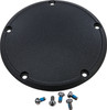 Harddrive - 302701 - Smooth Derby Cover Wrinkle Blk Big Twin 99-16
