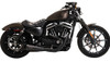 Vance & Hines - Black Stainless Steel Upsweep 2-Into-1 Exhaust - fits '04-'13 Sportster Models