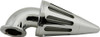 Harddrive - 120234 - Ram Air Filter Coned Chrome 4.5"X12"
