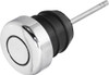 Harddrive - 03-0045 - Oil Tank Rubber Filler Plug Chrome Short Dipstick 2.5"