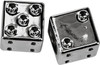 Harddrive - W99-6217C(2) - Valve Stem Caps Chrome Dice Pr