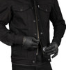 Thrashin Supply Co. - Highway v2 Denim Riding Jacket - Black
