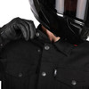  Thrashin Supply Co. - Highway v2 Denim Riding Jacket - Black 
