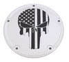 Custom Engraving - PATR22-46 - 7 M8 Flt/Flh Derby Cover Punisher Chrome