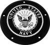 Custom Engraving - NAV16-12BG - 7 Tc Derby Cover Navy Black