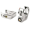  Joker Machine - Chrome Rat Eye Fork Mount Turn Signals W/ Amber Lens 