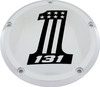 Custom Engraving - 131-14-46 - 7 M8 Flt/Flh Derby Cover 131 Chrome