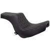 Drag Specialties - Black Predator III Seats fits Harley Lowrider FXLR/S/ST & Sport Glide FLSB Models