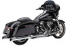 Cobra - 6257 - True Dual Headpipes Chrome Flh/Flt 17-22