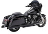 Cobra - 6257RB - True Dual Headpipes Black Flh/Flt 17-22