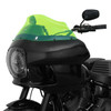  Klock Werks - 9" Green Ice Kolor Flare™ Windshield for H-D FXRP Style Fairings 