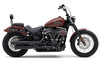 Cobra - 6057B - 3" Rpt Slip-Ons Black Softail 18-22
