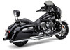 Cobra - 502-2000 - Detach Backrest-Tall Chrome Chieftain 14-22