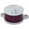 Motorcycle Supply Co. - Ripple/ Chrome Air Cleaner Kit - fits '91 & Up XL Sportster Models