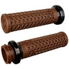 ODI - Vans Lock-On Harley Grips fits '08-'23 Touring (Except '23 FLHXSE/​FLTRXSE), '09-'23 H-D FL Trike, '16-'23 Softail, '13-'15 FXSBSE, '14-'15 FLSTNSE, '11-'12 FLSTSE, '16-'17 FXDLS, '20-'23 ELW Models