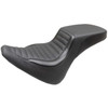 Mustang - Black Tuck-n'-Roll Squareback Two-Up Seat fits '18-'20 Breakout Models