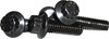 Lyndall Brakes - 108-9650 - 12 Point Front Rotor Bolts Black 5/16-18X1