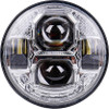 Pathfinder - UV5C - 5 3/4" Led Headlight Rugged Ultra View Chrome