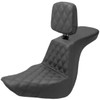 Saddlemen Seats Saddlemen - Tour Step-Up Seat W/ Rider Backrest fits '18-'22 M8 Softail Models 