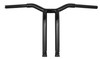 Burly Brand - B12-6053B - Dominator Raked Bar 14" 1.25" Gloss Black