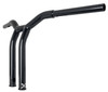 Burly Brand - B12-6052B - Dominator Raked Bar 12" 1.25" Gloss Black
