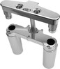 Hawg Halters Inc - 41FBCR4 - 4 Deg Raked Tripple Trees 41Mm Chrome Custom
