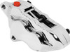 Hawg Halters Inc - LHSCC501 - 4 Piston Front Caliper L/H Chrome 00-Up W/ 11.5" Rotor