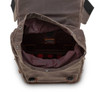 Burly Brand - B15-1002D - Throwover Saddlebag Dark Oak
