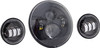 Letric Lighting Co - LLC-LHK-7B - 7" Led Hdlgt Pass Lamp Kit Blk W/ Mnt Adapter