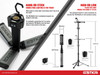 Stkr - 12681 - Tri-Mobile Work Light W/Tripod 2000 Lumen