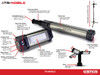 Stkr - 12681 - Tri-Mobile Work Light W/Tripod 2000 Lumen