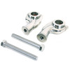 V-Twin - Stainless Steel 1" Pullback Riser Set