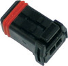 Namz Custom Cycle - NJ-2S51 - Mx-1900 2-Pin Black Socket Housing Hd# 72906-11