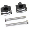 V-Twin - Black 1" Handlebar Riser Set