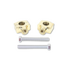 V-Twin - Brass 1" Handlebar Riser Set