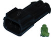 Namz Custom Cycle - NDP-38062 - Delphi-Packard Weatherpack 2-Wire Male Connector