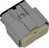 Namz Custom Cycle - NM-33472-1602 - Mlx 16-Pin Fem Conn Grey Main Harness Hd 72491-07Gy Glide