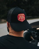 Deadbeat Customs Ignite Black Snapback W/ Curved Brim