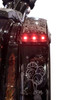 Baggernation - BOLTS-BRK-B - Lightning Bolts Red Led Black