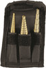 Performance Tool - W9003 - 3 Pc Step Drill Set