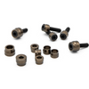 Santoro Fabworx - Chacho Bolt Kit fits '17-'23 M8 Softail & Touring Models W/ Black Stainless Bolts (Bronze)