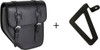 Customacces - APS016N - Ibiza Saddlebag Black Left W/Base +Support