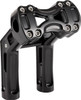 Arlen Ness - 520-064 - Method Wayback Risers - 7" - Black