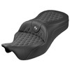 Saddlemen - Lattice Stitch Roadsofa™ King Seat without Backrest fits '08-'25 FLH/FLT Models