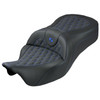 Saddlemen - Lattice Stitch Roadsofa™ King Seat without Backrest fits '08-'25 FLH/FLT Models