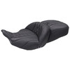 Mustang - Deluxe Diamond Heated Super Touring One Piece 2-Up Seat fits '23-'26 FLT/FLH Models