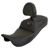 Saddlemen - Dragon Scale Extended Reach Roadsofa™ Seat with Backrest fits '08-'25 Touring Models