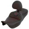 Saddlemen - Dragon Scale Roadsofa™ Seat with Backrest fits '08-'25 Touring Models